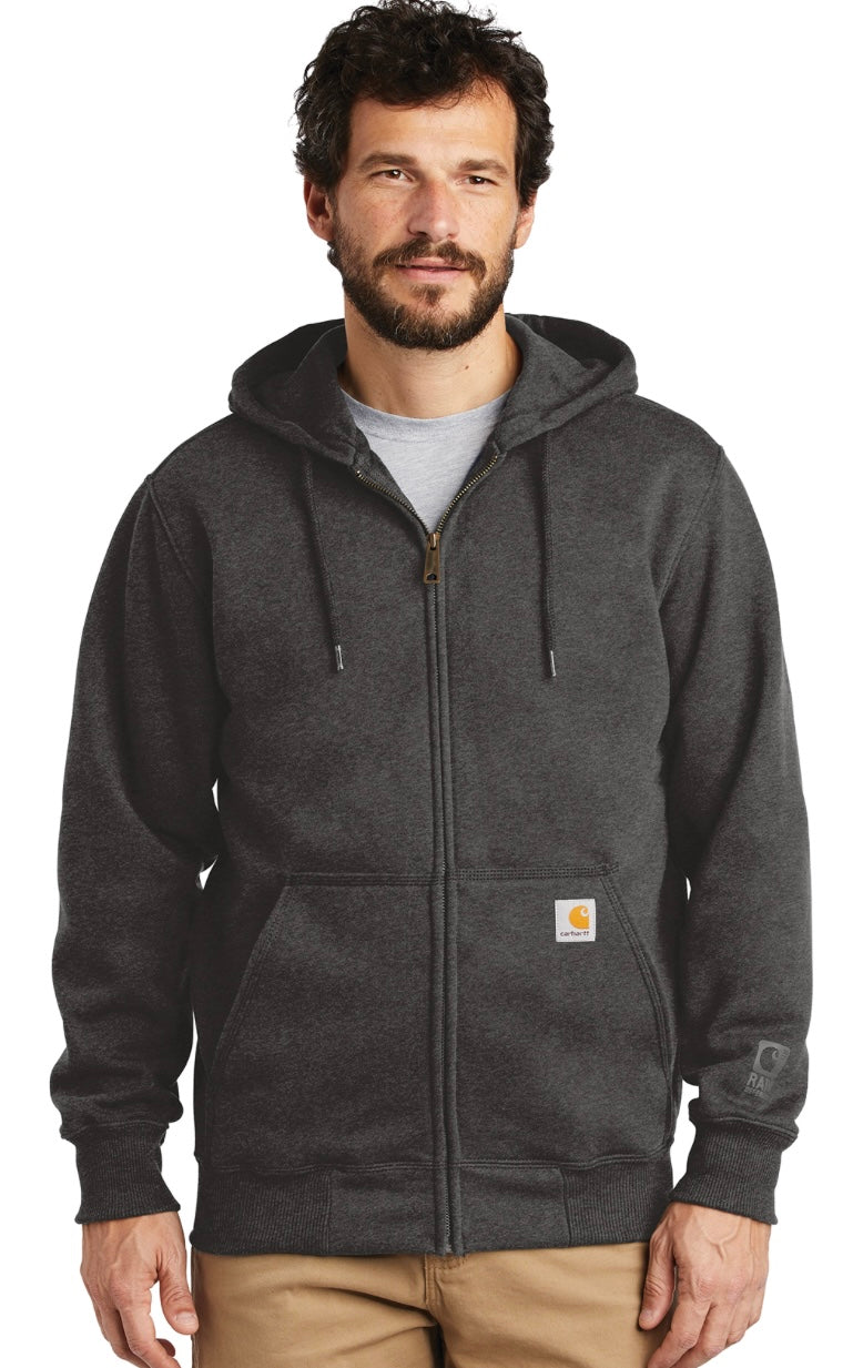 🎣 The Maine Blade Runners Carhartt® Zip-Front Hoodie 💪⛈️ ® Rain Defender