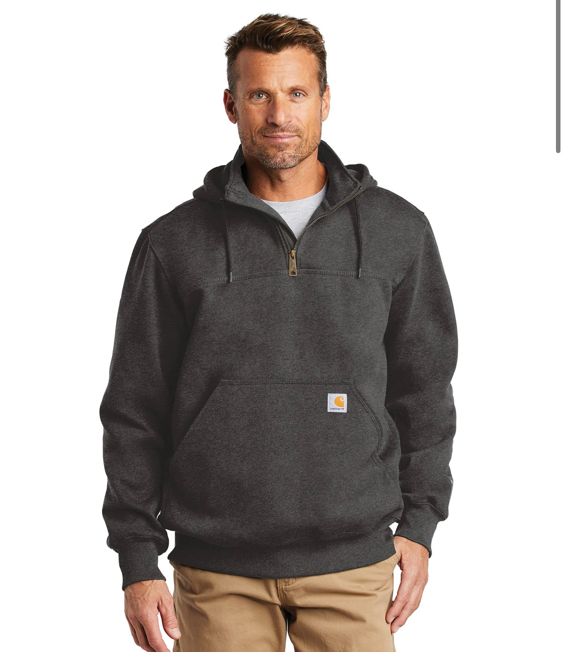 Carhartt ® Rain Defender ® Paxton Heavyweight Hooded Zip Mock Sweatshirt