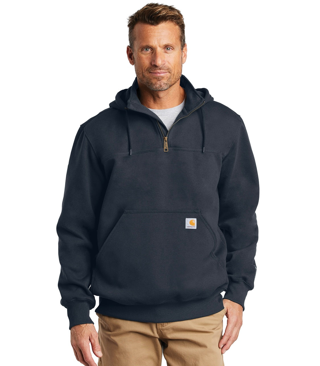 Carhartt ® Rain Defender ® Paxton Heavyweight Hooded Zip Mock Sweatshirt