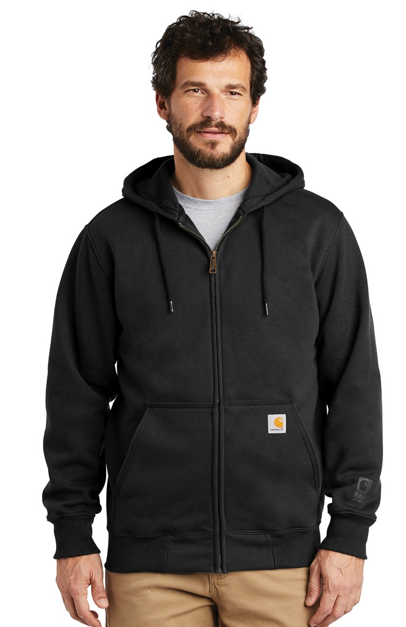 🎣 The Maine Blade Runners Carhartt® Zip-Front Hoodie 💪⛈️ ® Rain Defender