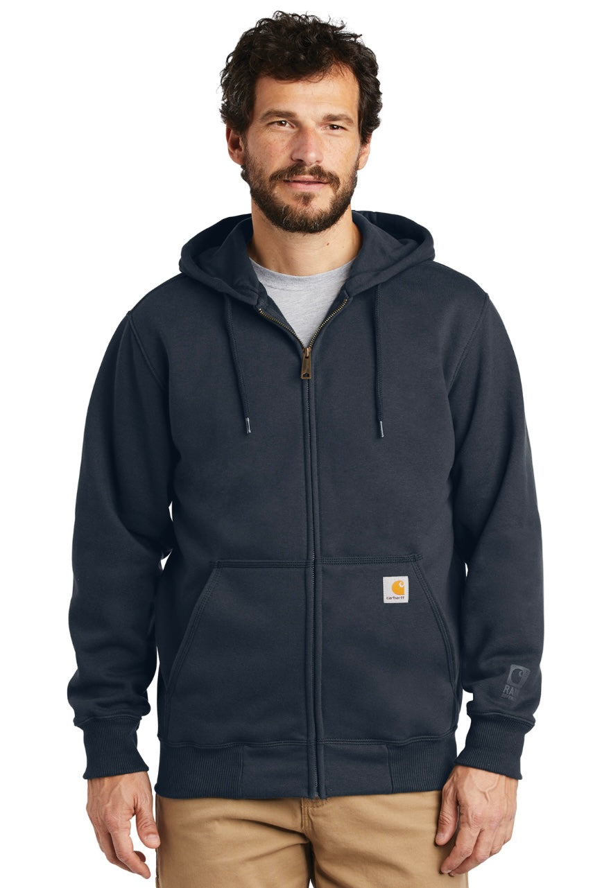 🎣 The Maine Blade Runners Carhartt® Zip-Front Hoodie 💪⛈️ ® Rain Defender