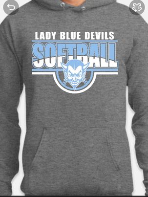 Hoodie Calais Blue Devil Softball