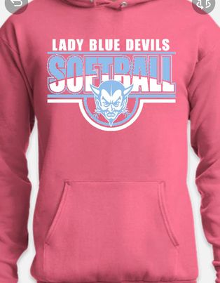 Hoodie Calais Blue Devil Softball