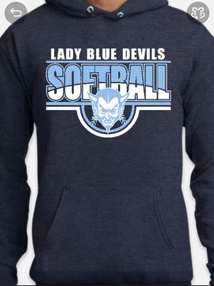 Hoodie Calais Blue Devil Softball