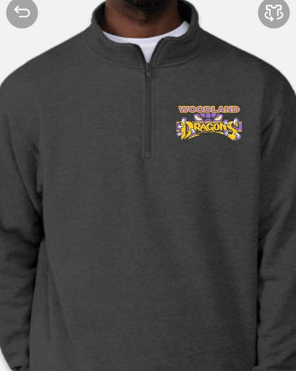 1/4 Zip Sweatshirt Woodland Dragons