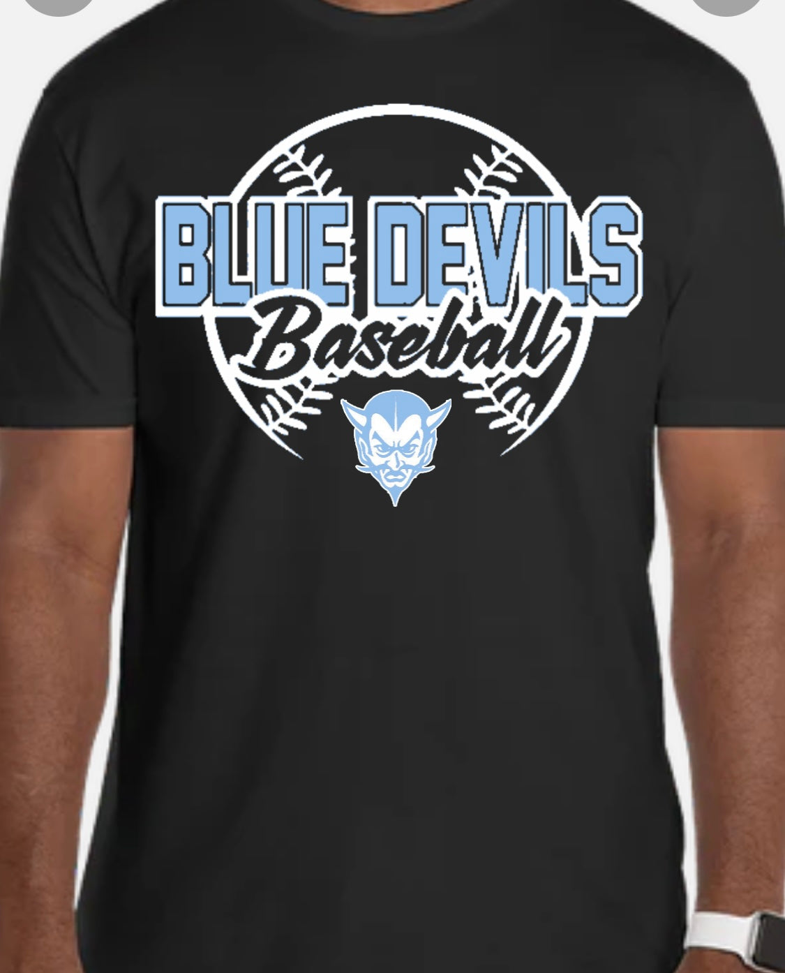 Tshirt Calais Blue Devil Baseball