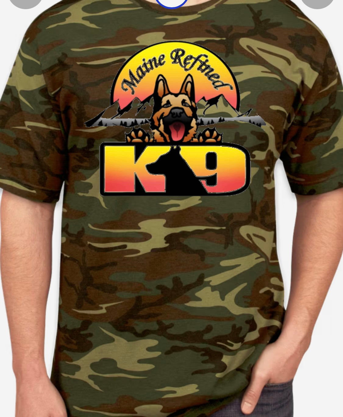 Maine Refinded Camo Tshirt