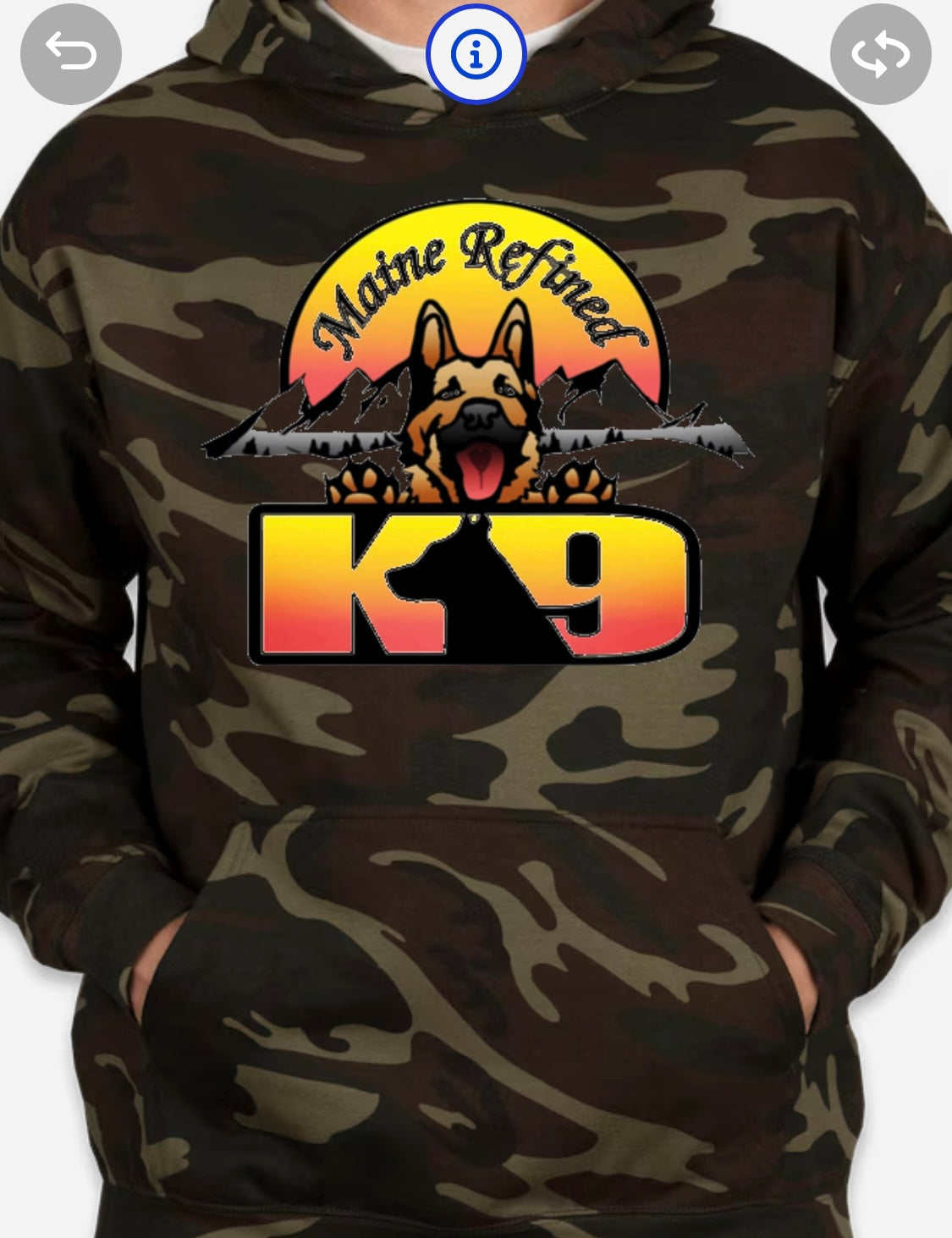 Maine Refinded Camo Hoodie