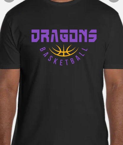 Tshirt Woodland Dragons Basketball