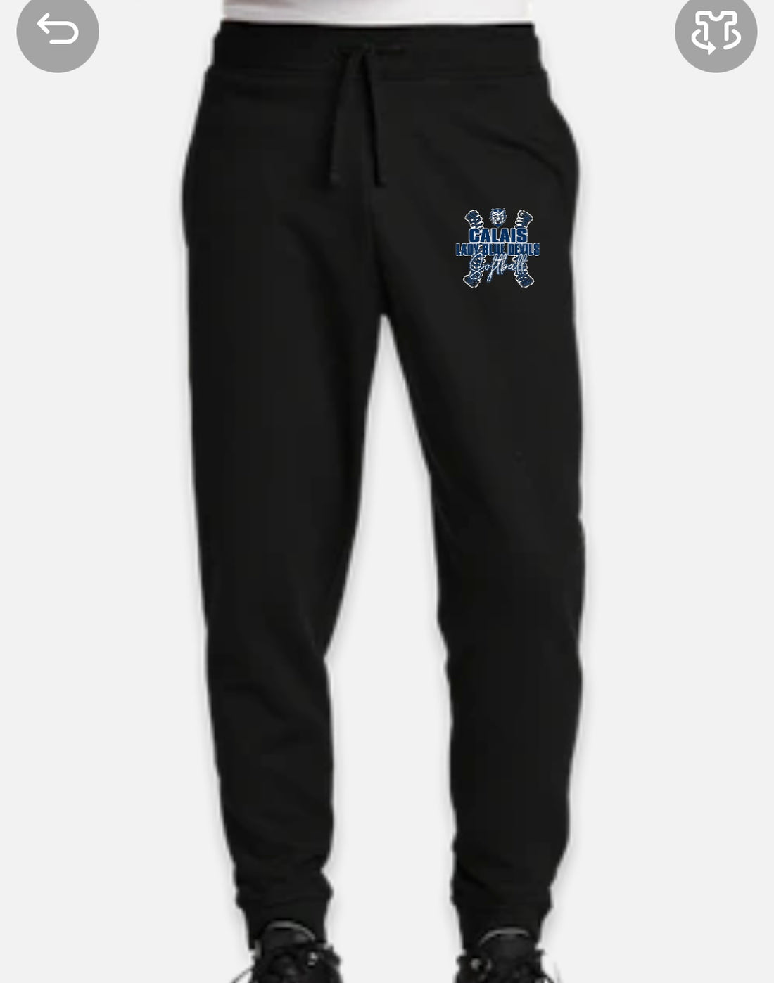 Joggers Unisex Calais Blue Devil Softball