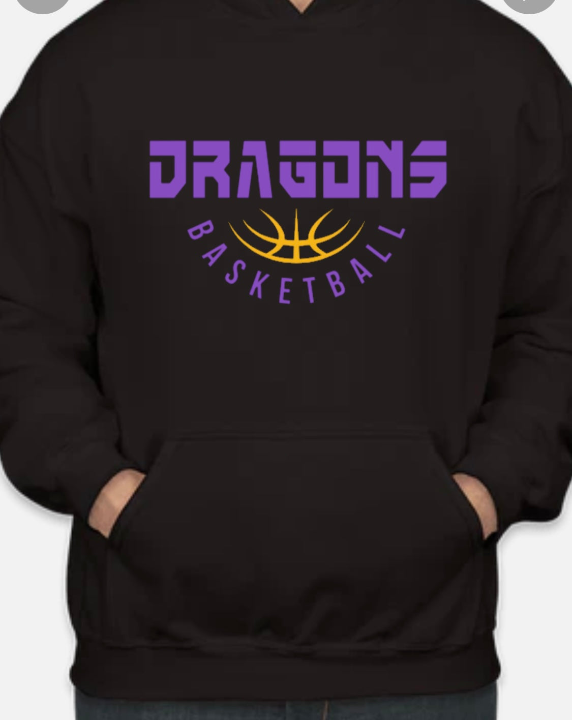 Hoodie Woodland Dragons Basketball