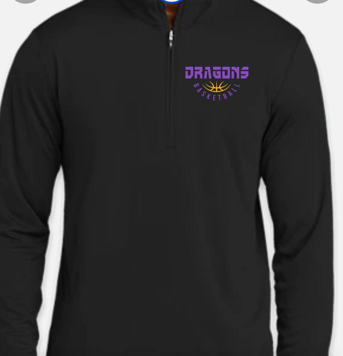 1/4 Zip Sweatshirt Woodland Dragons Basketball