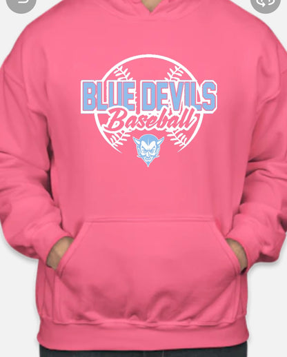 Hoodie Calais Blue Devil Baseball