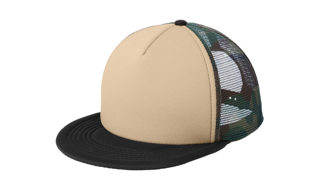 District ® Flat Bill Snapback Trucker Cap