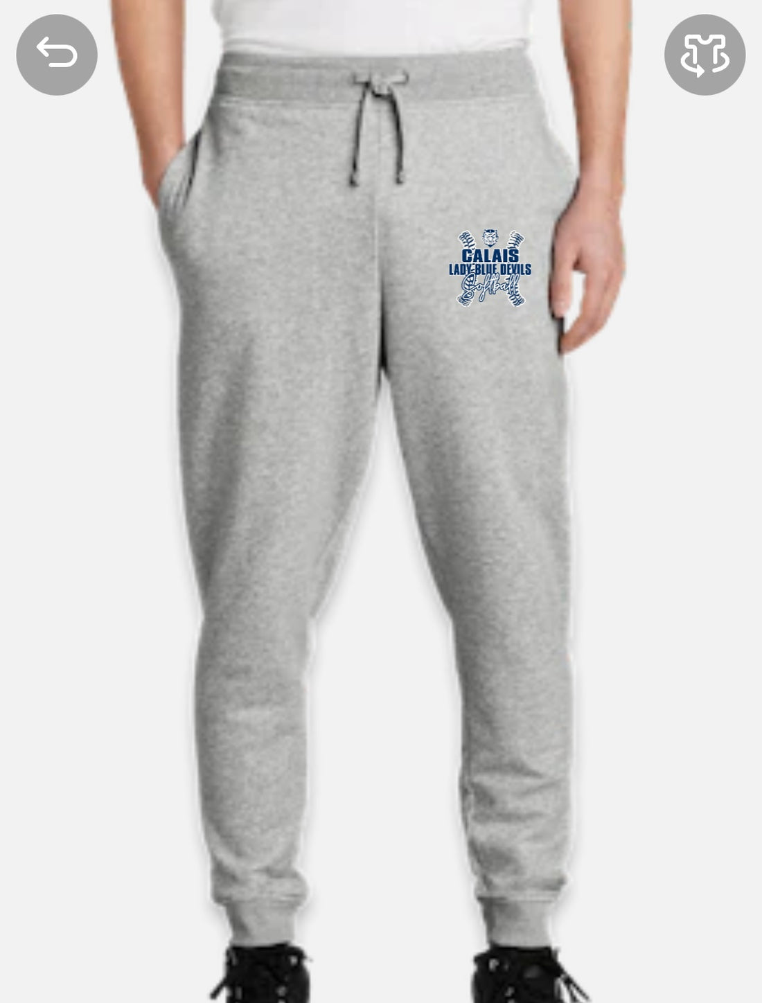 Joggers Unisex Calais Blue Devil Softball