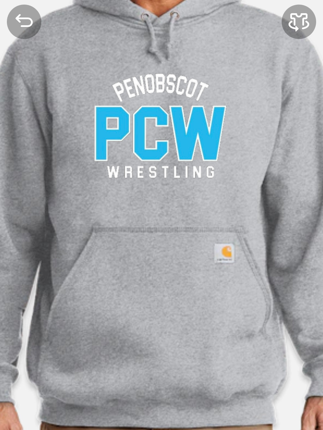 Carhartt Hoodie Penobscot County 🤼 Wrestling