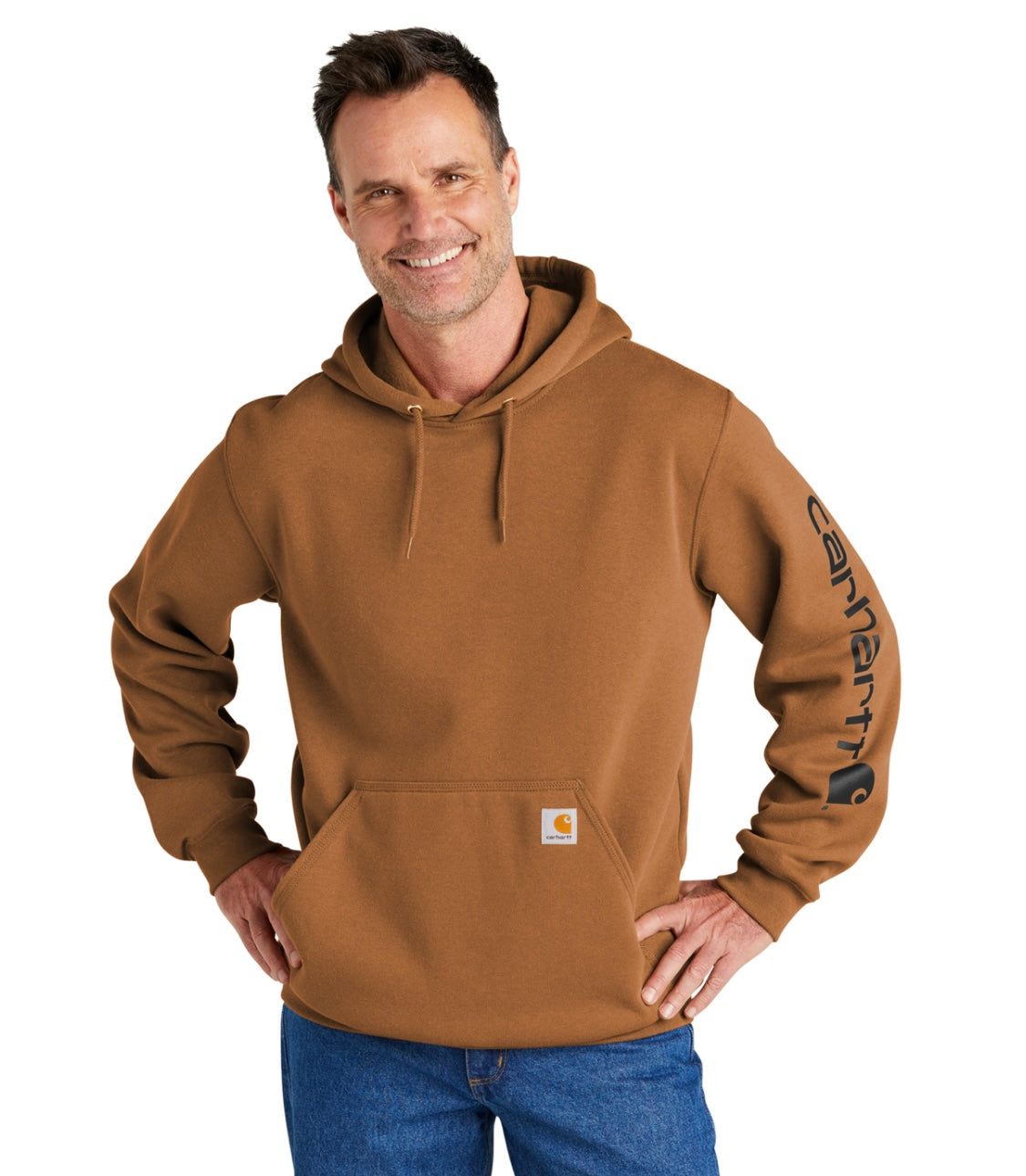 Carhartt® Midweight Hooded Logo Sweatshirt