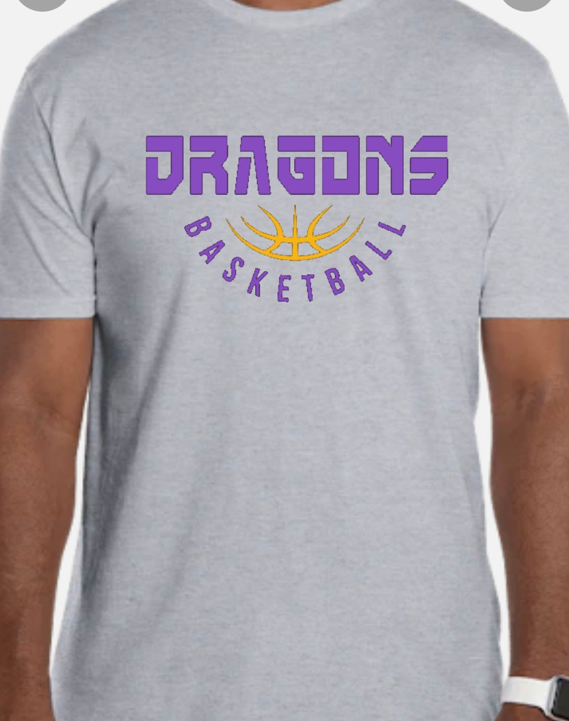 Tshirt Woodland Dragons Basketball