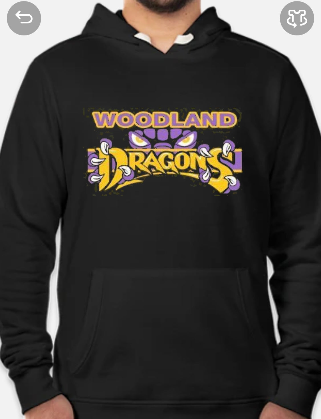 Hoodie Woodland Dragons