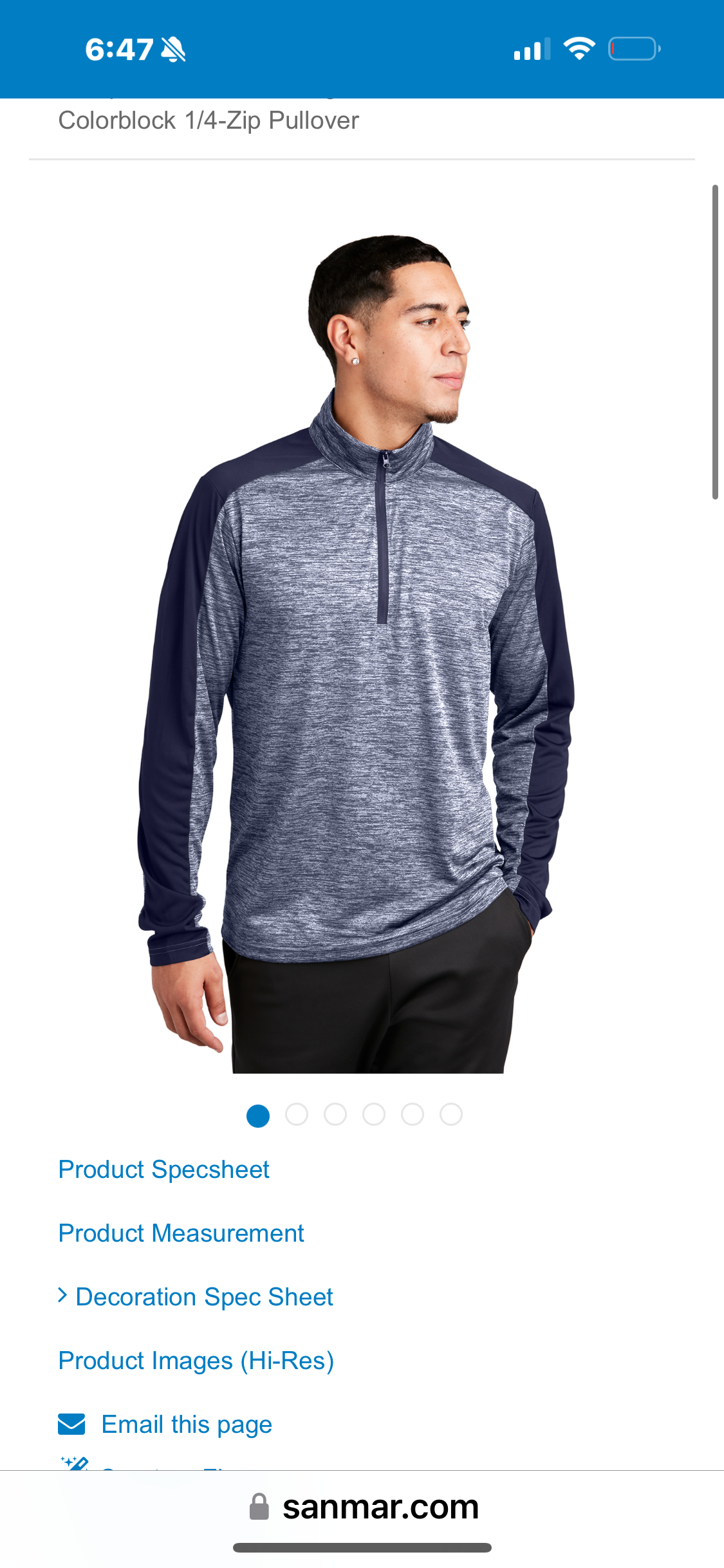 Sport-Tek® PosiCharge® Lightweight 1/4-Zip Pullover