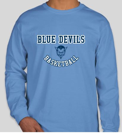 Calais Blue Devil Basketball Long Sleeve