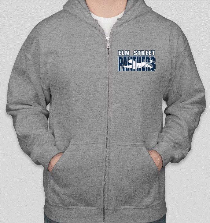 Elm Street Panthers Full Zip Hoodie